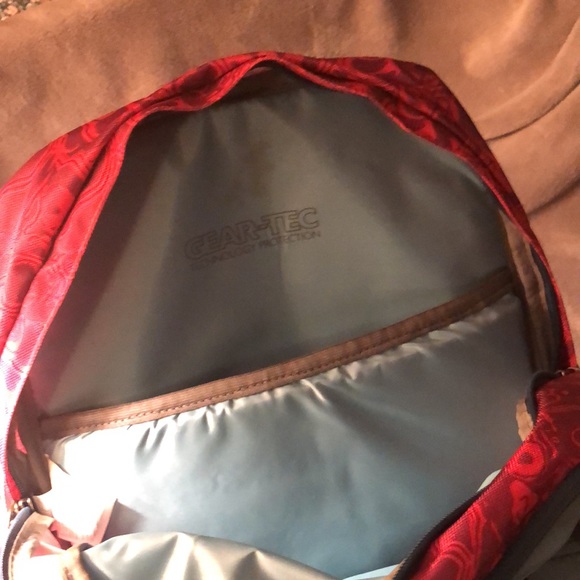 Red Granite Gear BACKPACK, 19” long, 12” wide, and 5” deep (~2” cinched) - Picture 14 of 16